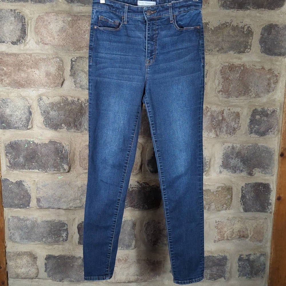 SOCIAL Standard by Sanctuary High Rise Skinny Jeans Womens Size 6 Medium Wash